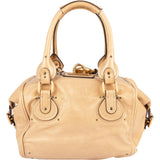 Chloé Studded Leather Large Paddington Satchel Handbag