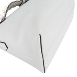 Fendi Leather Pearl Embellished By The Way Boston Handbag