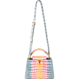 Louis Vuitton Canvas Monogram Crocodile Leather Capucines BB Handbag