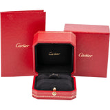 Cartier Au 750 White Gold LOVE Wedding Band Ring (#48)