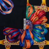 Hermès Les Rubans du Cheval Silk Carre 90 Scarf Tuch