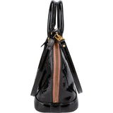 Louis Vuitton Noir Monogram Vernis Leather Alma BB Handbag