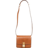 Celine Leather Seesaw Lock Small Classic Box Crossbody Bag