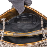 Chanel Quilted Patent Leather Ombre Mademoiselle Bowling Shoulder Bag