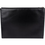 Saint Laurent Black Leather Clutch