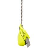 Balenciaga Neon Green Le Cagole XS Pochette Accessoires Shoulder Crossbody Bag