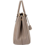 Prada Grey Saffiano Leather Galleria Handbag