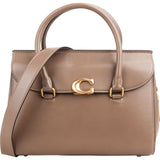 Coach Brown Leather Broome Carryall Handbag