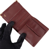 Cartier Bordeaux Leather Bifold Wallet