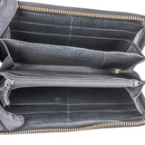 Gucci Guccissima Leather Bow Zip Around Wallet