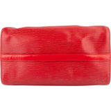 Louis Vuitton Red Epi Leather Speedy 30 Handbag