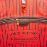 Louis Vuitton Monogram Damier Ebene Neverfull MM Shoulder Bag