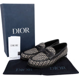 Dior Oblique Jacquard Monogram Leather Explorer Loafers (45)
