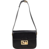Celine Boxcalf Leather Horse Carriage Triomphe Shoulder Bag