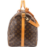 Louis Vuitton Monogram Canvas Keepall 60 Bandoulière Travel Bag