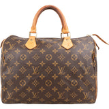 Louis Vuitton Monogram Canvas Speedy 30 Handbag