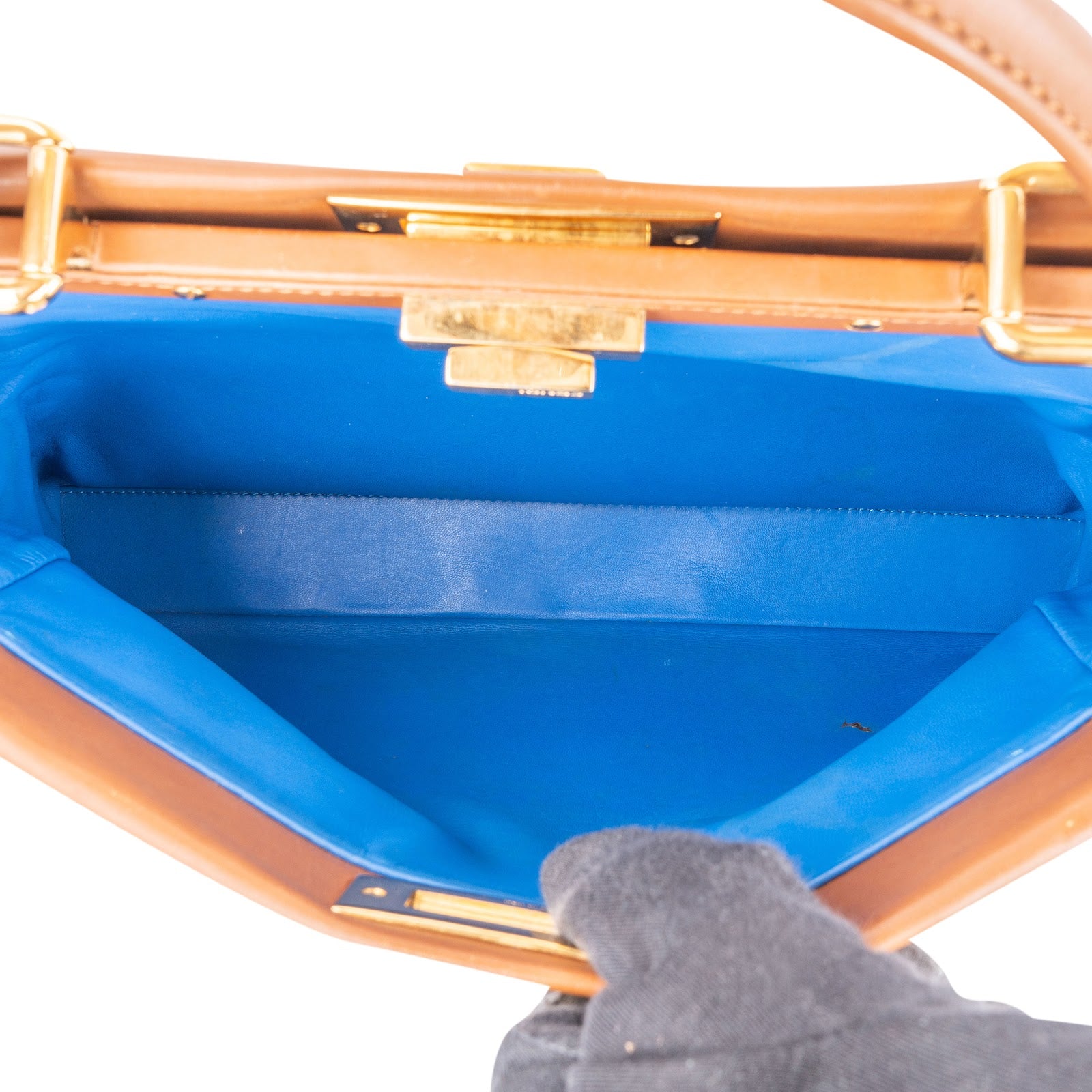 [🔄️B23 / F60] Fendi Calfskin Peekaboo Regular Handbag - vintageandkickz