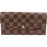 Louis Vuitton Monogram Damier Ebene Emilie Wallet