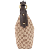 Gucci Monogram GG Canvas Horsebit Ring Hobo Shoulder Bag