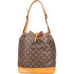 Louis Vuitton Monogram Canvas Sac Noé Grande Shoulder Bag - vintageandkickz