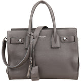 Yves Saint Laurent Grained Leather Small Sac de Jour Handbag
