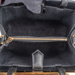 Fendi Black Leather 2Jours Handbag - vintageandkickz