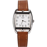 Hermès Silver Tone Cape Cod Tonneau CT1.210 Women Watch