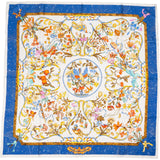 Hermès Les Plaisirs du Froid Silk Carre 90 Scarf Tuch