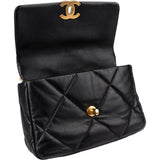 Chanel 19 Quilted Lambskin Medium Single  Flap Crossbody Bag