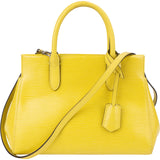 Louis Vuitton Yellow Epi Leather Marly MM Handbag