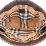 Burberry Pebbled Leather Baynard Tote Handbag