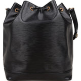 Louis Vuitton Noir Epi Leather Sac Noé Grande Shoulder Bag