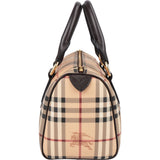 Burberry Haymarket Check Boston Handbag