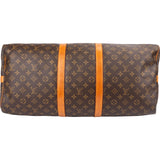 Louis Vuitton Monogram Canvas Keepall 55 Bandoulière Travel Bag
