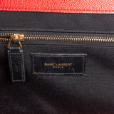 Yves Saint Laurent Grain De Poudre Leather Envelope Crossbody Bag