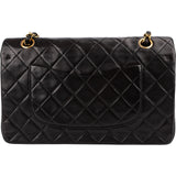 Chanel Quilted Lambskin 24K Gold Medium Double Flap Shoulder Bag