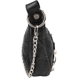 Balenciaga Black Leather City Mini Pochette Crossbody Bag