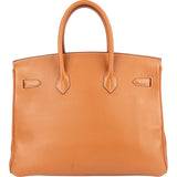 Hermès Natural Swift Leather Birkin 35 Handbag