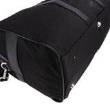 Prada Tessuto Nylon Saffiano Leather Duffle 50 Travel Bag