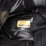 Chanel Quilted Patent Leather Fold-Over CC Clutch Bag