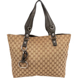 Gucci Monogram GG Canvas Horsebit Shoulder Bag