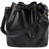 Louis Vuitton Noir Epi Leather Sac Noé Petit Shoulder Bag