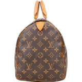 Louis Vuitton Monogram Canvas Speedy 35 Handbag - vintageandkickz