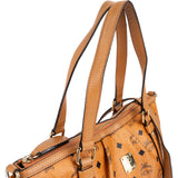 MCM Monogram Visetos Satchel Handbag