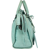 Balenciaga Light Green Leather Classic City Handbag