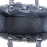 Coach Monogram Signature Chambray Field Tote 30 Stripe Handbag