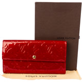 Louis Vuitton Monogram Vernis Leather Sarah Wallet