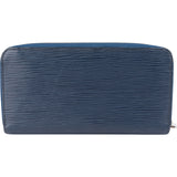 Louis Vuitton Blue Epi Leather Zippy Wallet