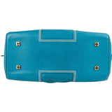 Loewe Blue Calfskin Leather Amazona Handbag