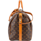Louis Vuitton Monogram Canvas Keepall 50 Bandoulière Travel Bag